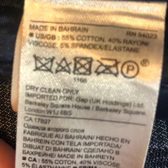 Banana Republic Sloan Chambray Ankle Pants - Picture 10 of 10